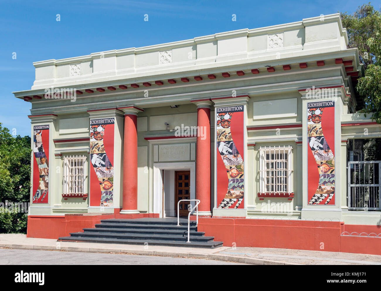 Nelson Mandela Metropolitan Art Museum, Park Drive, Port Elizabeth Nelson Mandela Bay, Eastern Cape Province, Sud Africa Foto Stock