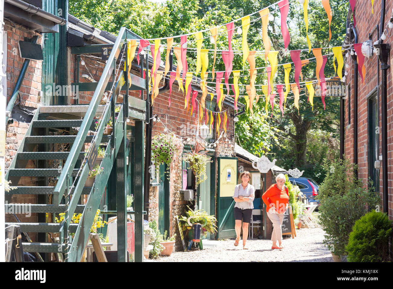 Lady Grey Tea Room, High Street, Wendover, Buckinghamshire, Inghilterra, Regno Unito Foto Stock