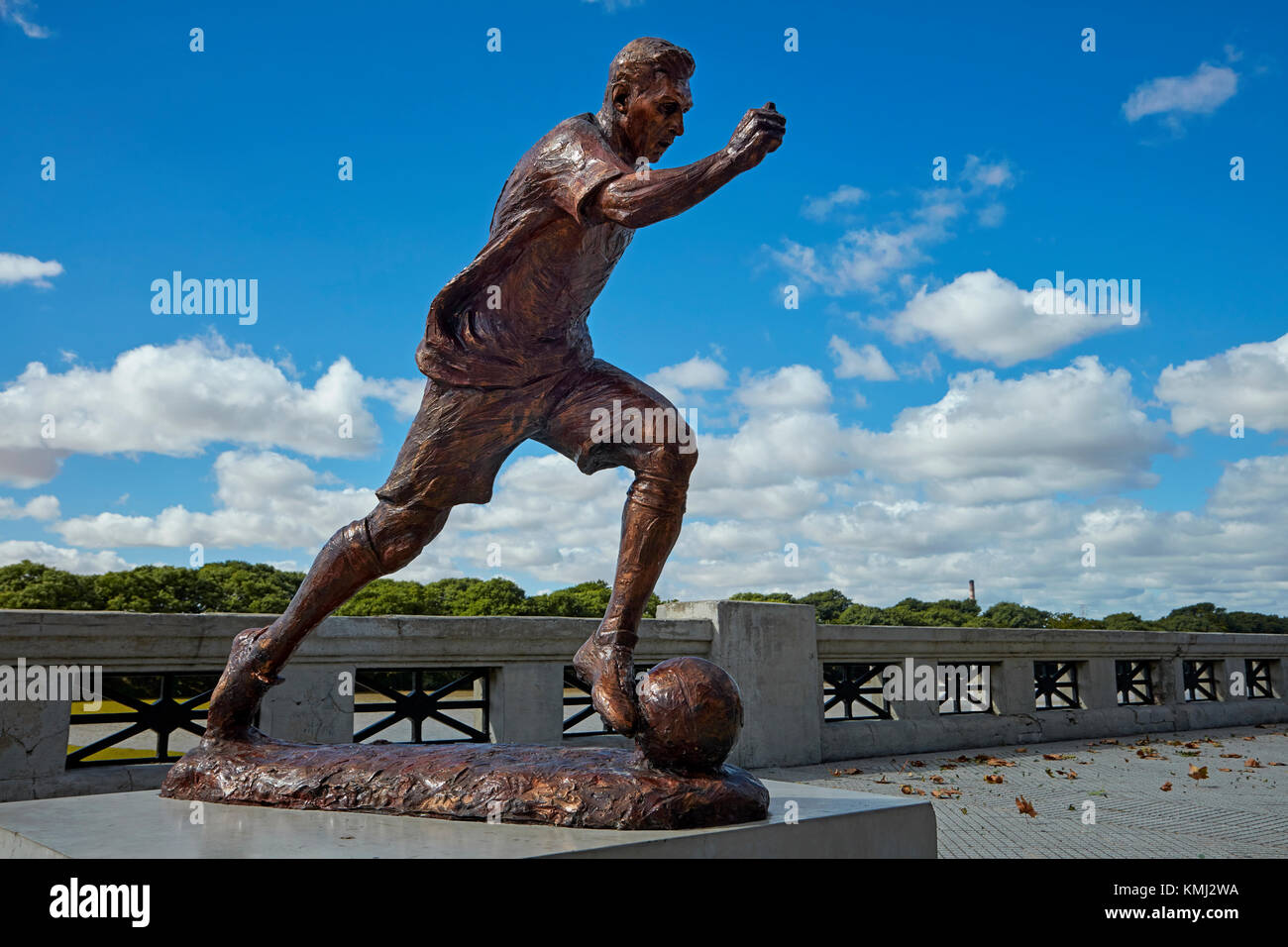 Lionel Messi statua, a puerto madero buenos aires, Argentina, Sud America Foto Stock