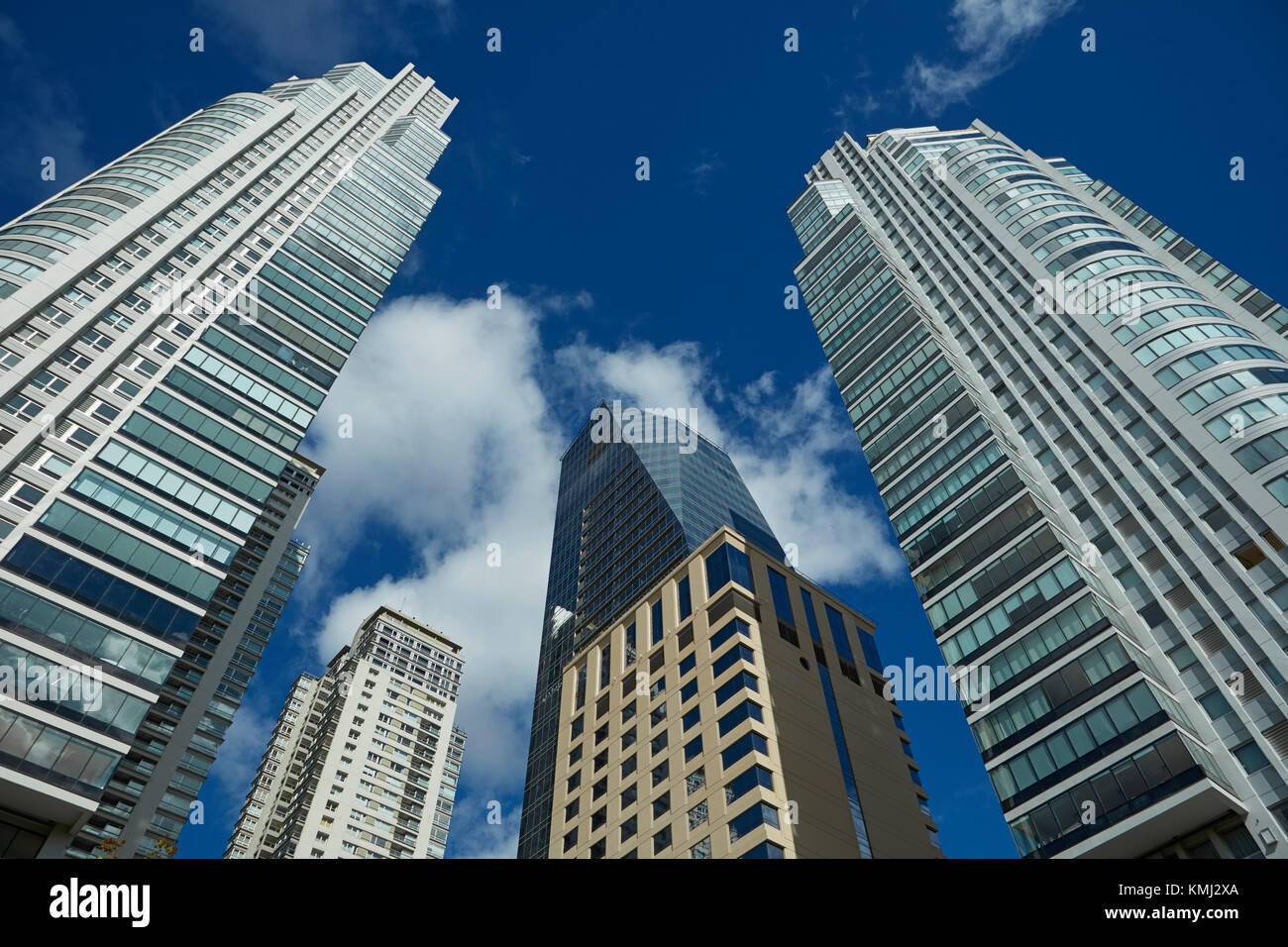 Blocchi torre, Puerto Madero, Buenos Aires, Argentina, Sud America Foto Stock