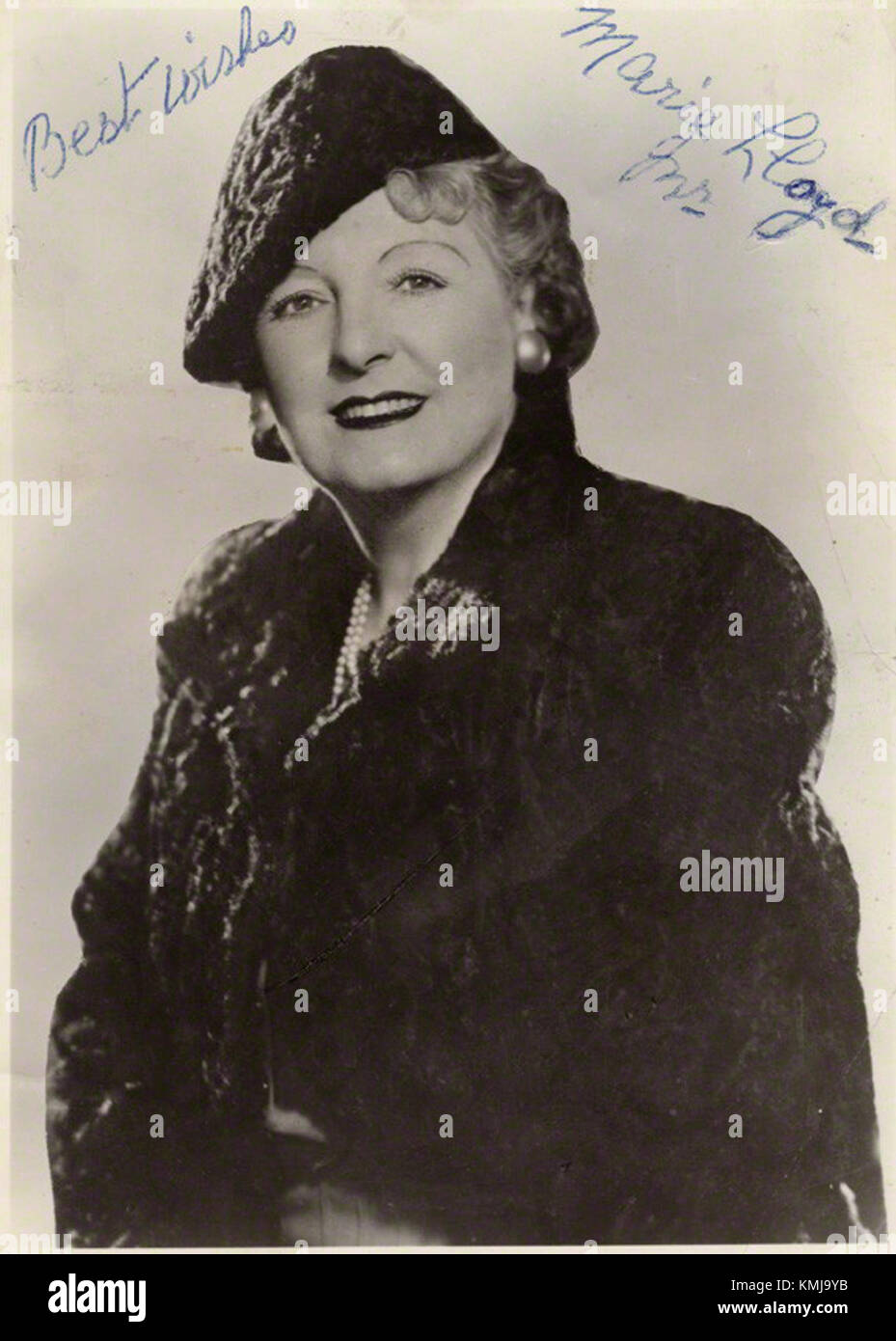 Marie Lloyd Jr. Era un'artista di spicco all'inizio del XX secolo, nota per le sue opere teatrali e le sue esibizioni musicali. Era la figlia della famosa cantante e attrice, Marie Lloyd. Foto Stock