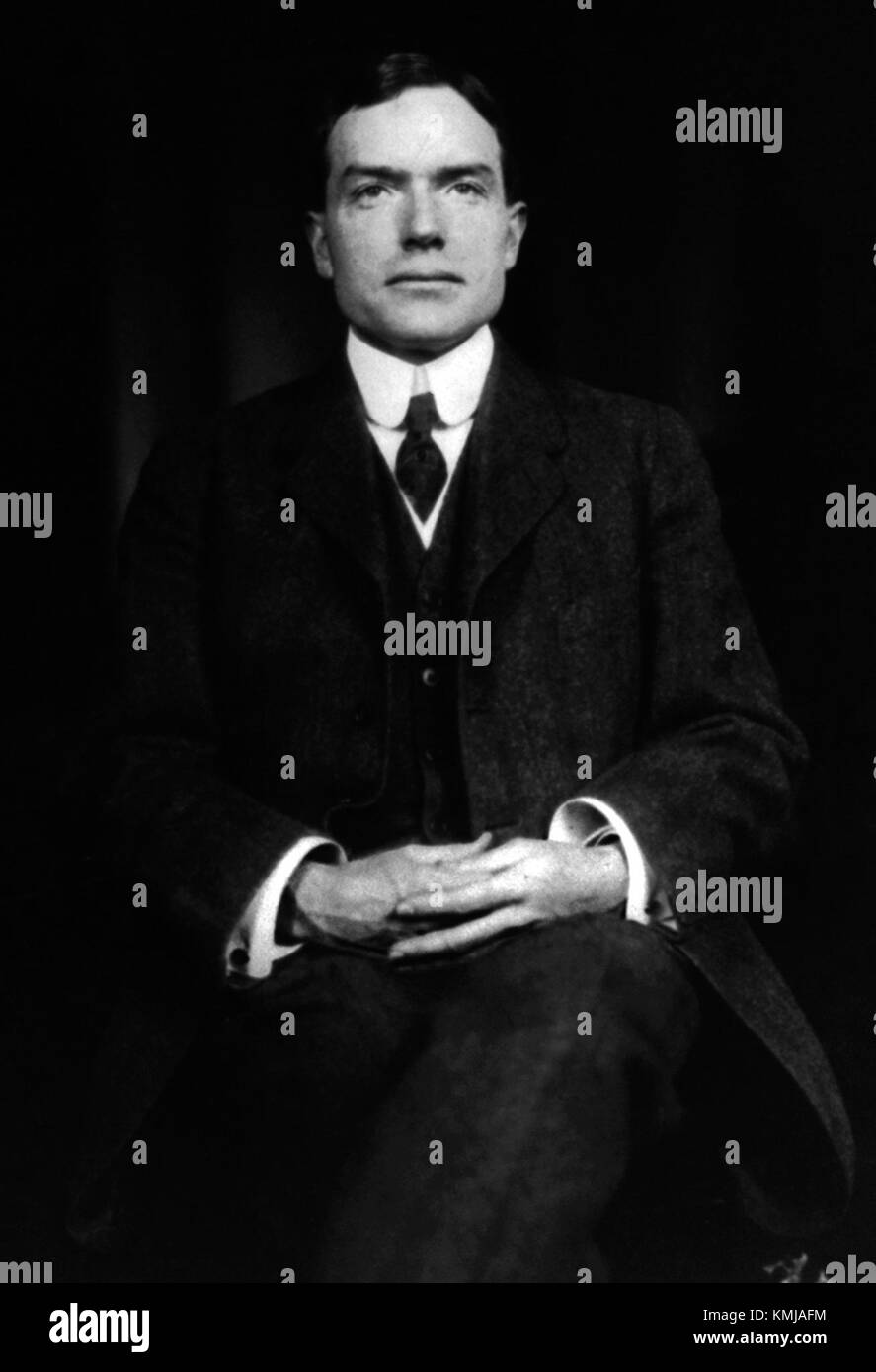 John D. Rockefeller Jr., un importante filantropo americano, fu attivo nel 1915, contribuendo allo sviluppo di numerose istituzioni e organizzazioni di beneficenza, continuando l'eredità della sua famiglia negli affari e nella filantropia. Foto Stock