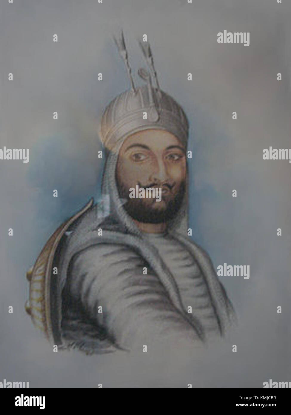 Ghazi Wazir Akbar Khan era un importante leader militare afghano ed eroe. Noto per la sua leadership nella lotta per l'indipendenza afghana, ha svolto un ruolo fondamentale nella storia dell'Afghanistan. Foto Stock