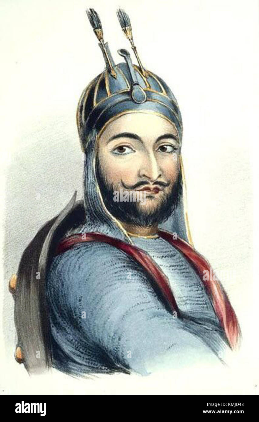 Il principe Akbar Khan fu una figura di spicco nella storia dell'Afghanistan. Era noto per la sua leadership all'inizio del XIX secolo e fu coinvolto in questioni militari e politiche nella regione. Foto Stock