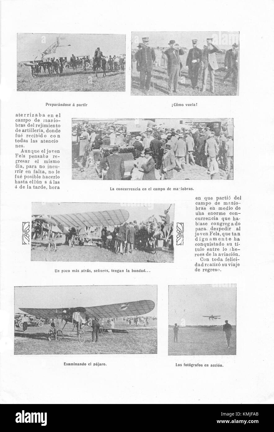 L'edizione del 7 dicembre 1912 di "la Semana" (settimana) mette in evidenza i principali eventi politici, sociali o culturali di quel periodo, che riflettono l'atmosfera regionale o nazionale durante quel periodo. Foto Stock