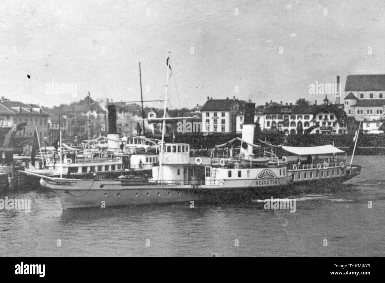 SD Helvetia può riferirsi a una nave, istituzione o società specifica, in particolare legata alla Svizzera o al nome "Helvetia", un riferimento storico o simbolico al paese. Foto Stock