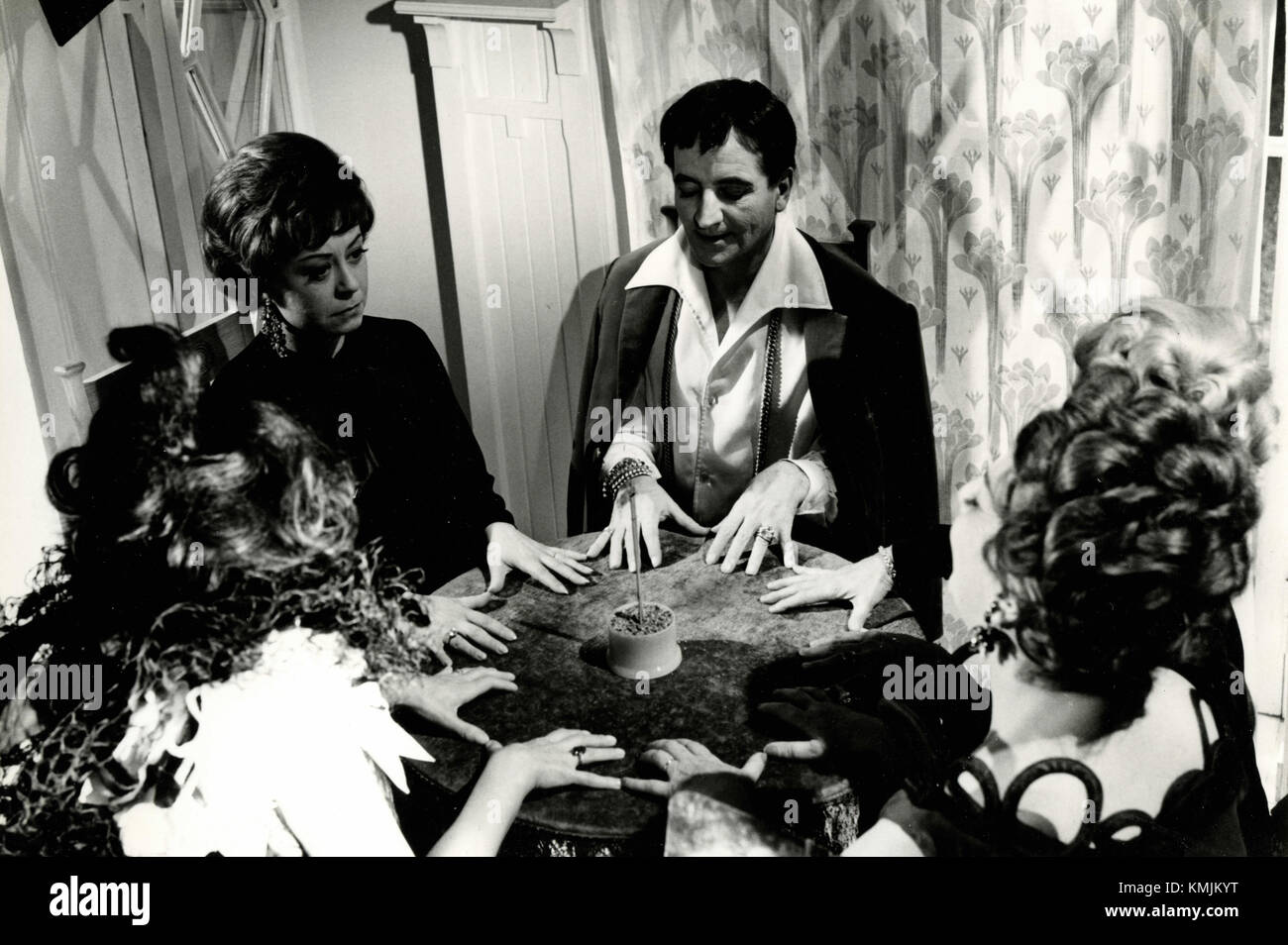 Filmato ancora dalle riprese di Giulietta degli spiriti, Italia 1965 Foto Stock