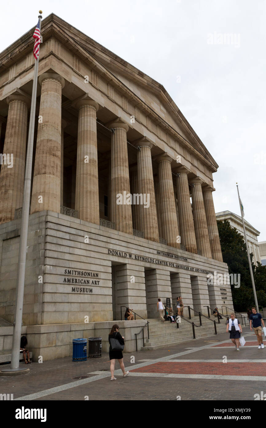 La National Portrait Gallery (Donald W. Reynolds Centro per l'arte americana e la ritrattistica) in Washington DC, Stati Uniti. Foto Stock