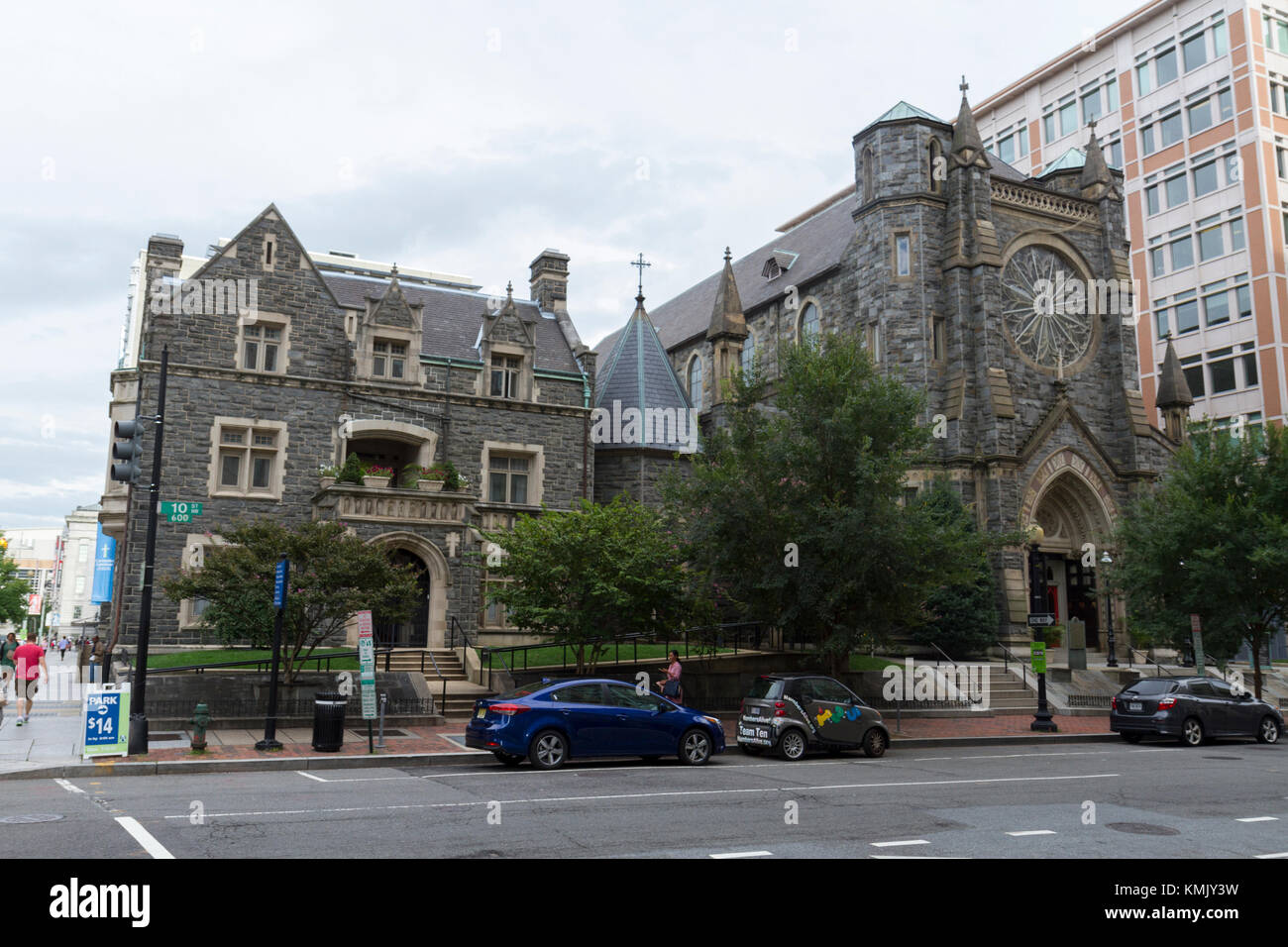 San Patrizio chiesa cattolica a Washington DC, Stati Uniti. Foto Stock