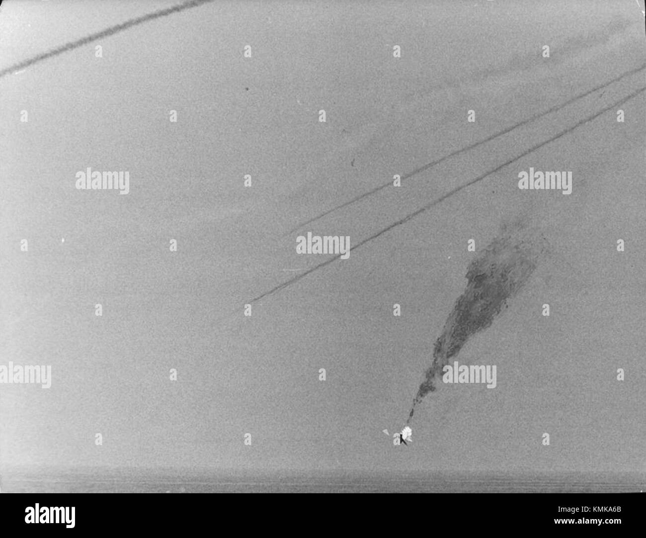 Un incidente che coinvolse due aerei d'attacco Lansen A-32, dimostrando il significato tecnico e storico dell'aereo militare svedese a metà del XX secolo. Foto Stock