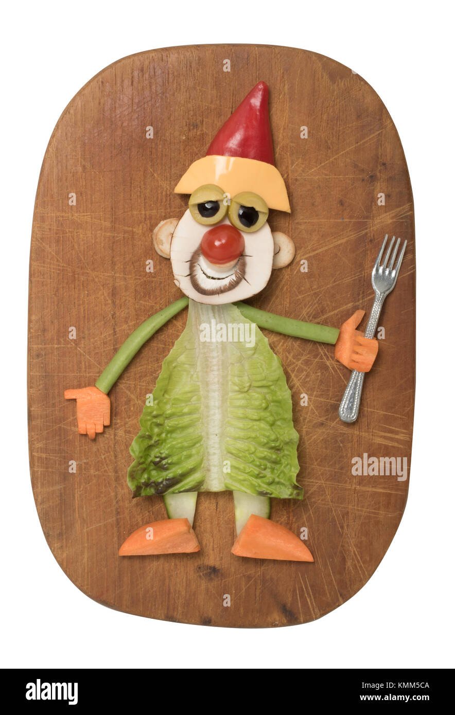 Snack creativi ricetta per la decorazione tavola del Natale Foto Stock