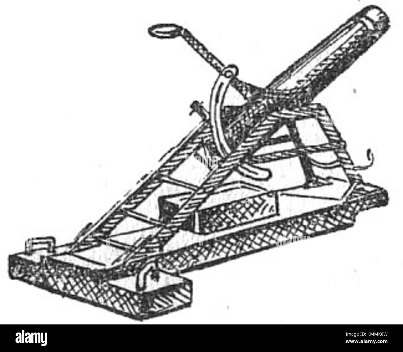 Il mortaio Gobyato è un tipo di arma d'artiglieria progettata per essere usata in guerra. Ha un significato storico ed è stato utilizzato in vari conflitti. Foto Stock