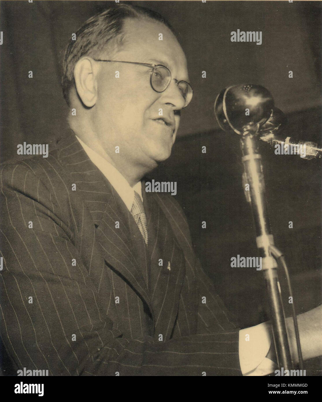 Tage Erlander fu un importante politico svedese, primo ministro svedese dal 1946 al 1969. Il suo mandato segnò importanti riforme sociali e politiche nel paese. Foto Stock