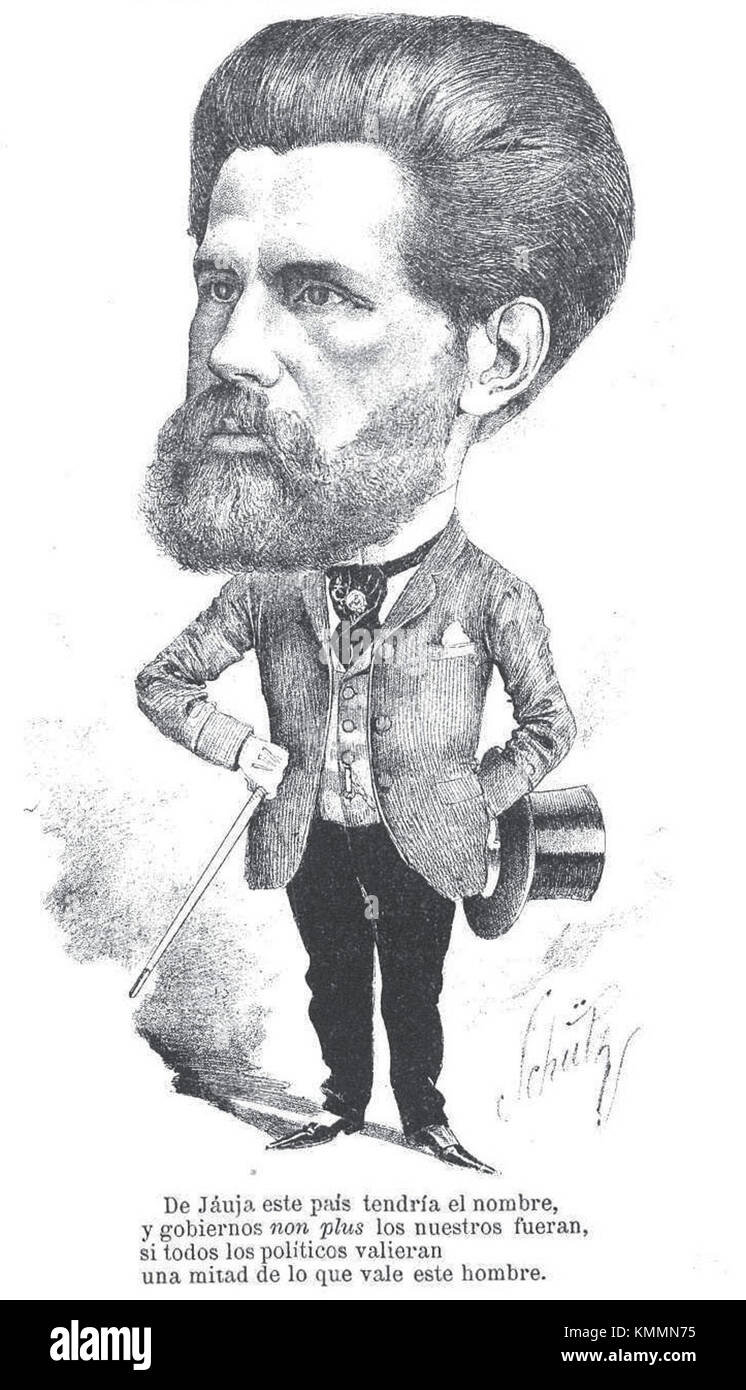 Eduardo Brito del Pino era una figura notevole, nota per le sue caricature. Il suo lavoro cattura uno stile artistico distintivo e riflette il suo contributo alla forma d'arte. Foto Stock