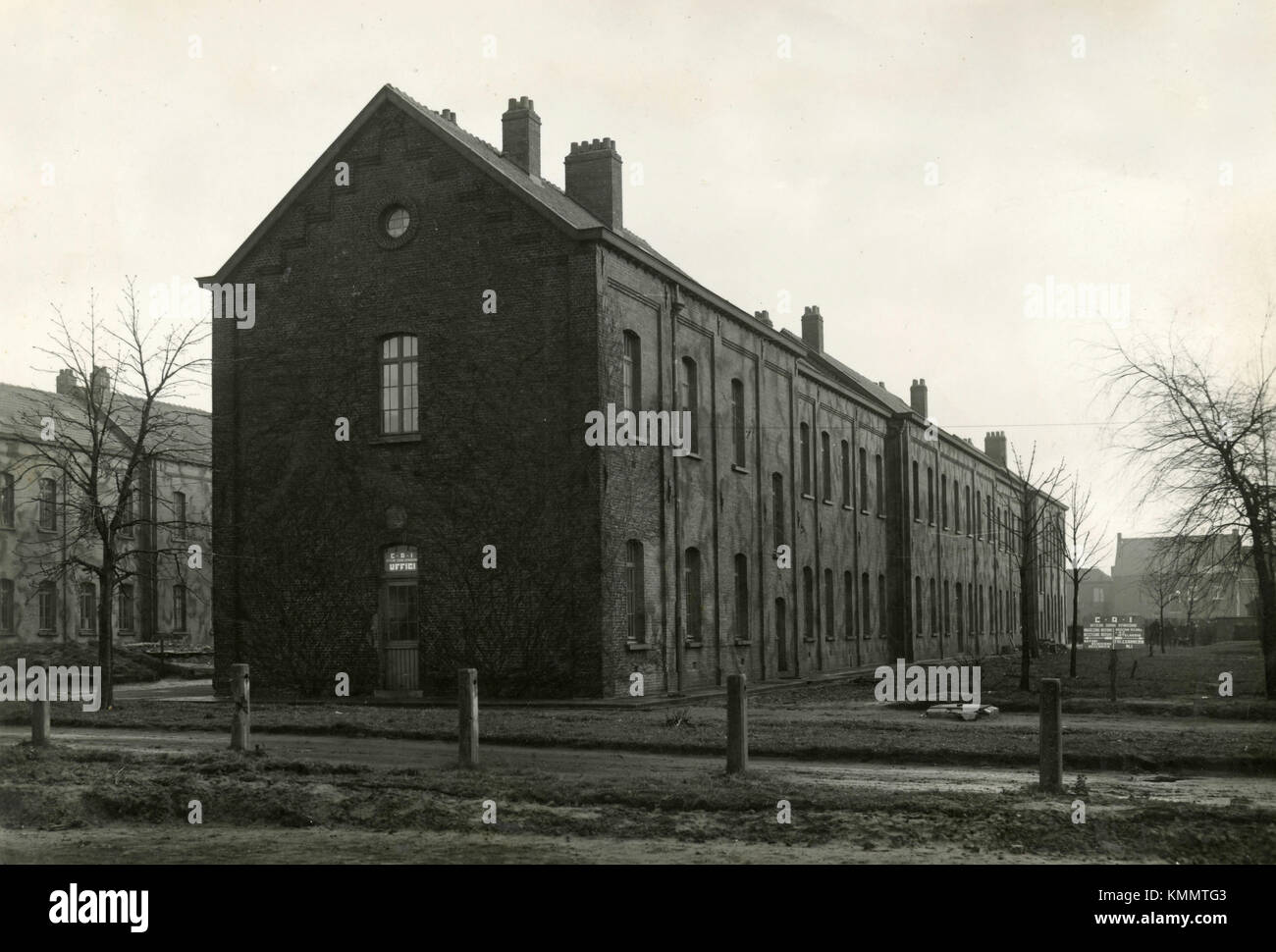Caserma italiana, 1920s Foto Stock