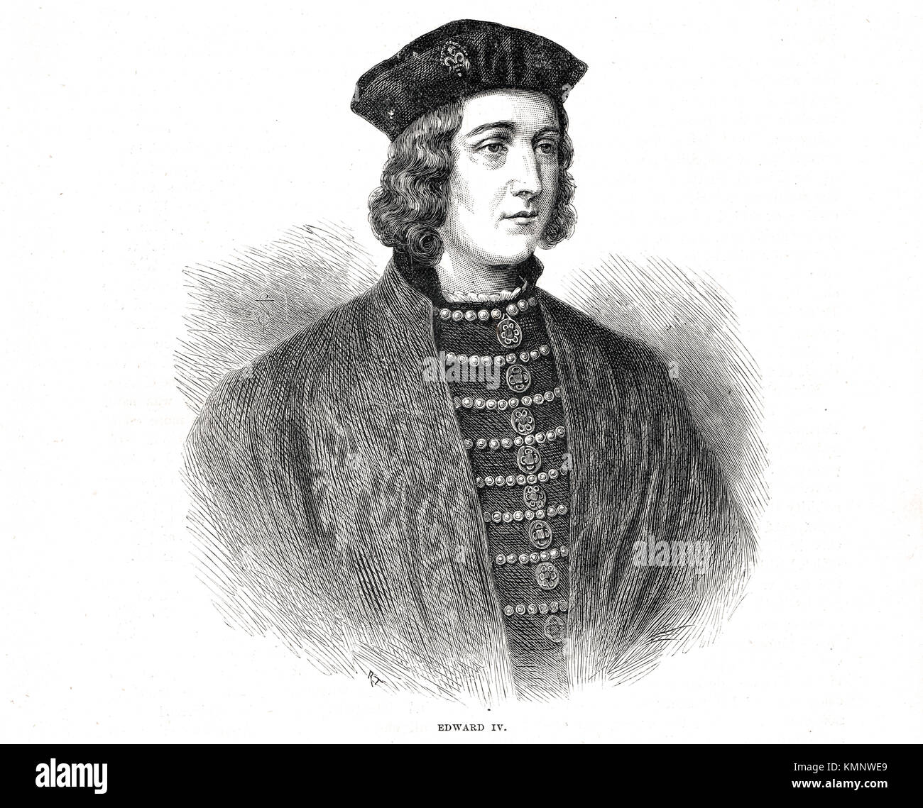 Edoardo IV d'Inghilterra, 1442-1483, i regno 1461-1470, II regno 1471-1483 Foto Stock