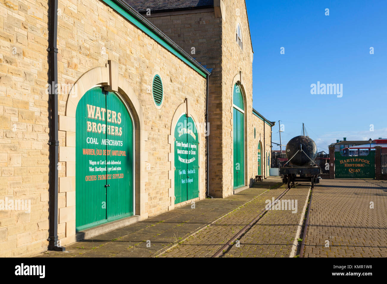 Inghilterra hartlepool Inghilterra Museo Nazionale della Marina Reale vittoriano ristrutturato Hartlepool marina hartlepool county durham Inghilterra UK GB EU Europe Foto Stock