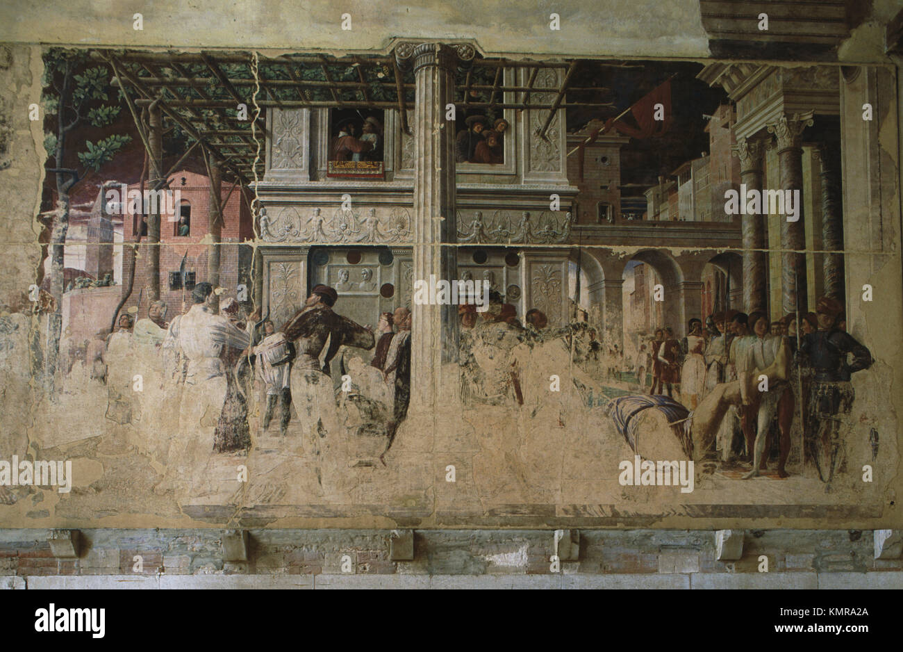 Affresco del xv secolo del 1400 immagini e fotografie stock ad alta