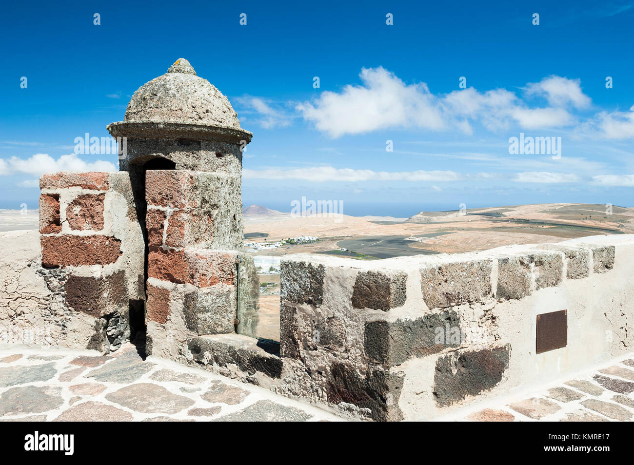 Castello di Santa Barbara, sede del Museo de la pirateria (pirata museo), Tequise, Lanzarote, Isole Canarie, Spagna Foto Stock