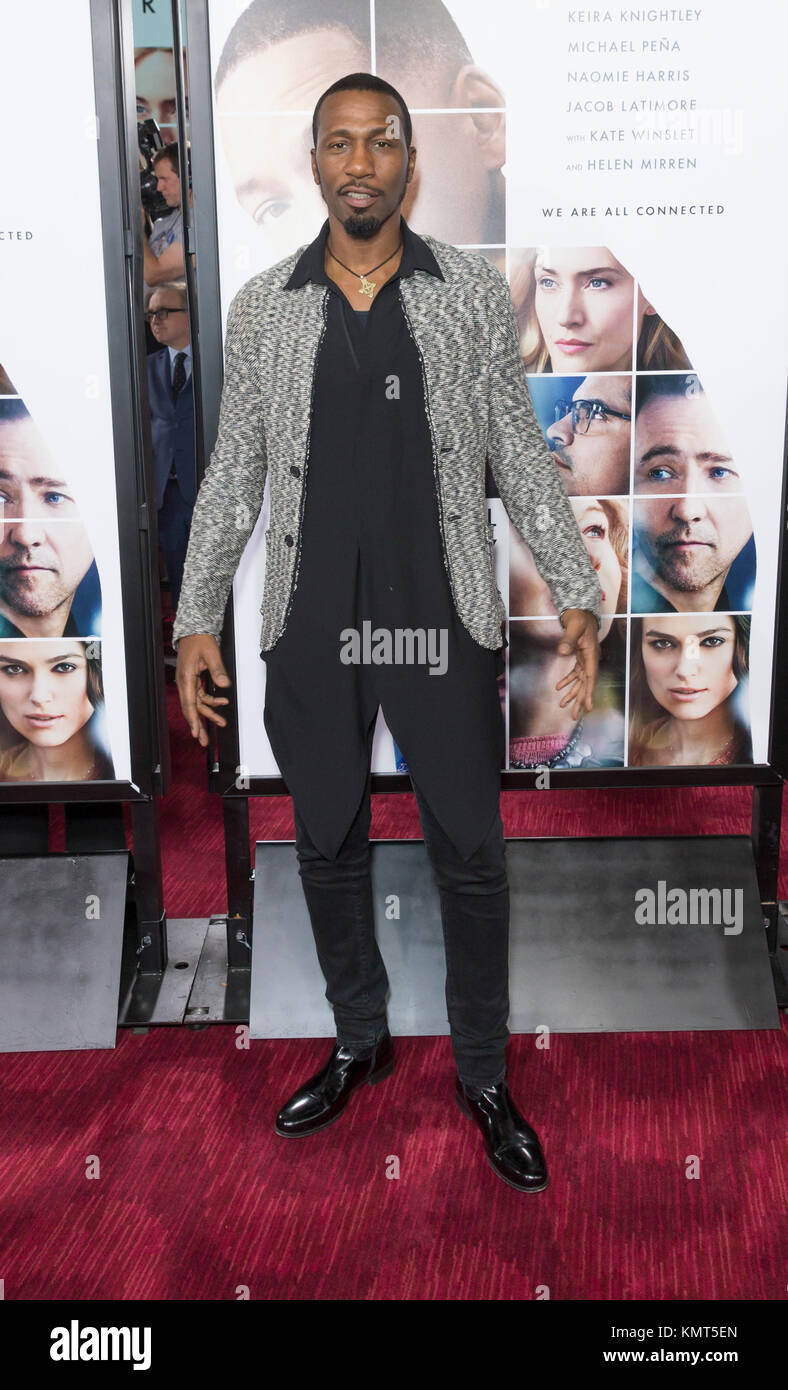 New york, ny - dicembre 12. 2016: leon robinson assiste collateral bellezza movie premiere a frederick rose hall jazz presso il Lincoln Center Foto Stock