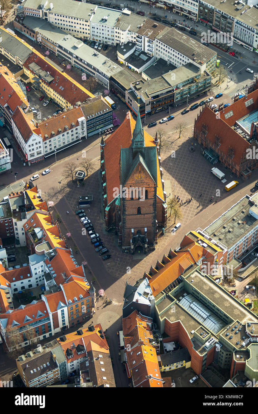 Marktkirche, Evangelica Luterana Chiesa di Mercato San Georgii et Jacobi, Chiesa Parrocchiale nella vecchia città di Hannover, Hanns-Lilje-Platz, Stadtmitte,, Hann Foto Stock