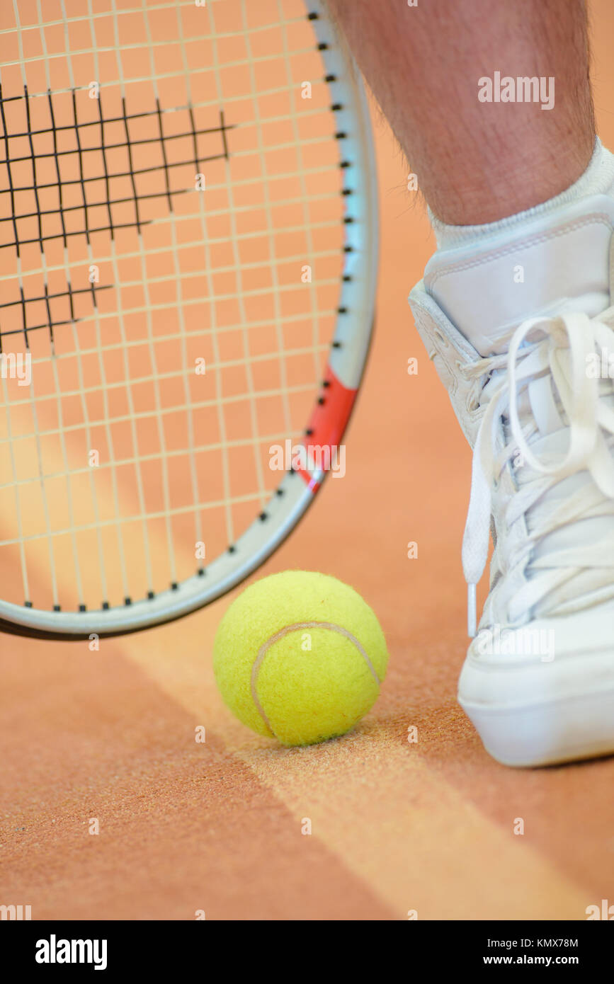 Gioco di tennis per il processo decisionale Foto Stock
