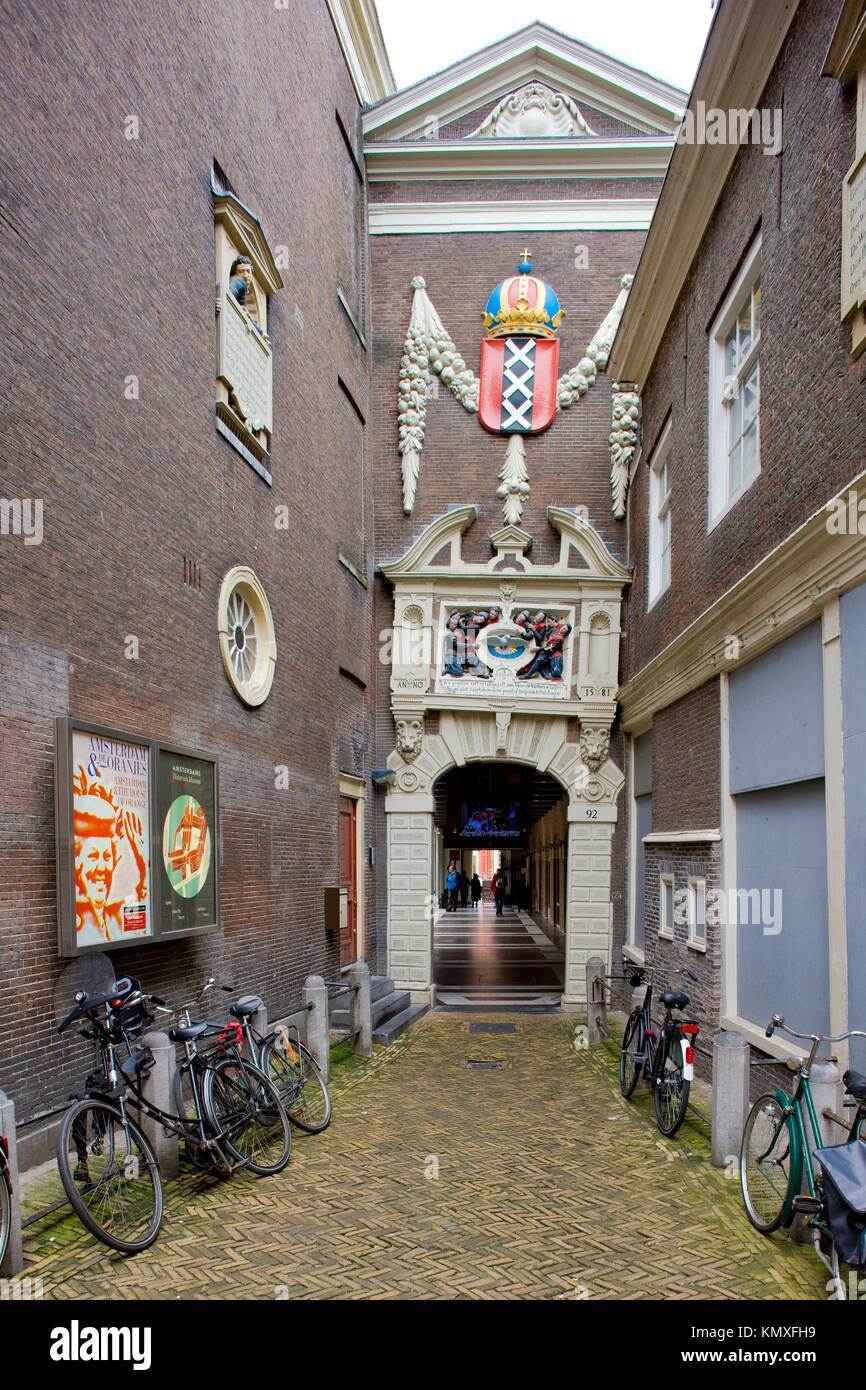 Museo di Storia Amsterdams Historisch Museum di Amsterdam, Paesi Bassi Foto  stock - Alamy