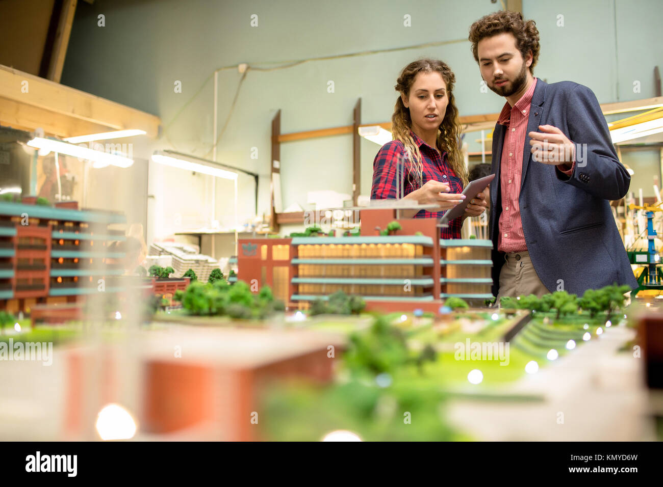 Pianificazione della progettazione urbana progetto Foto Stock