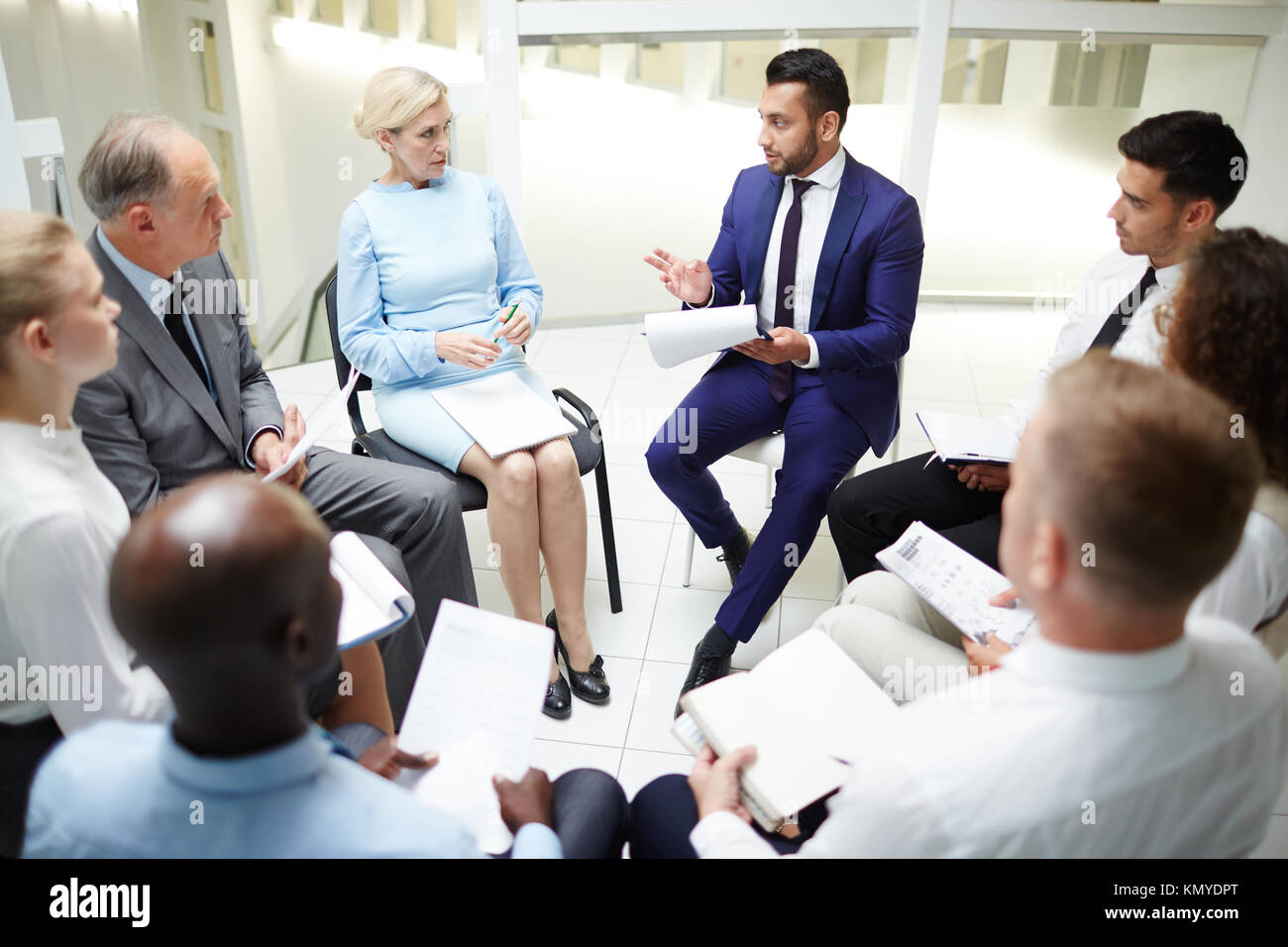 Sessione di business Foto Stock