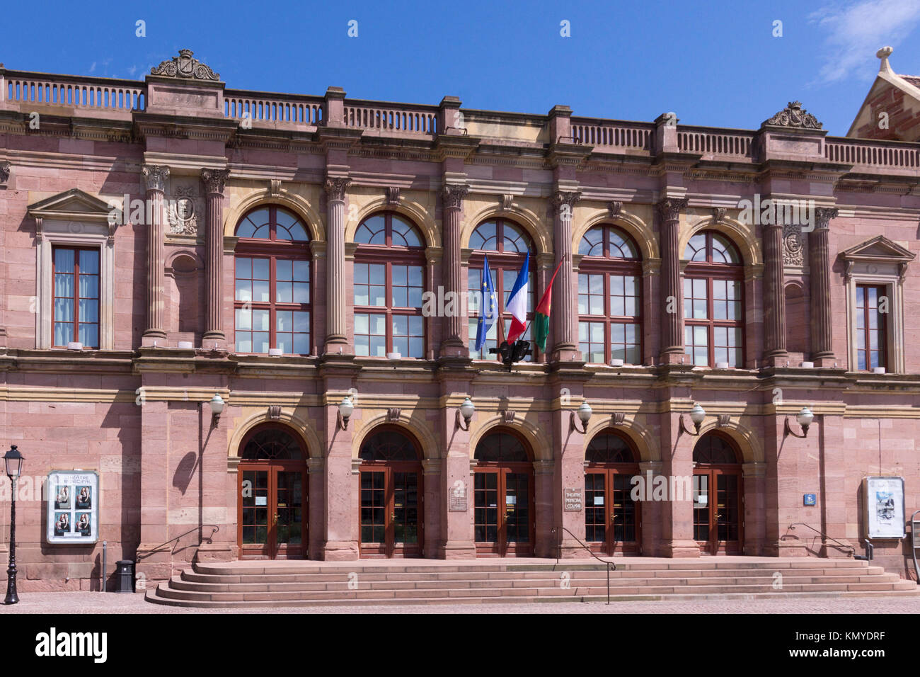 Théâtre Municipal de Colmar (Colmar teatro municipale) con cinque campate nel classico "à la française " stile architettonico Foto Stock