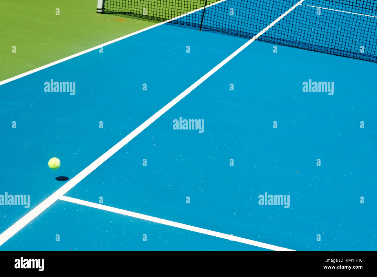 Campo da Tennis palla in / out , ace / vincitore Foto Stock