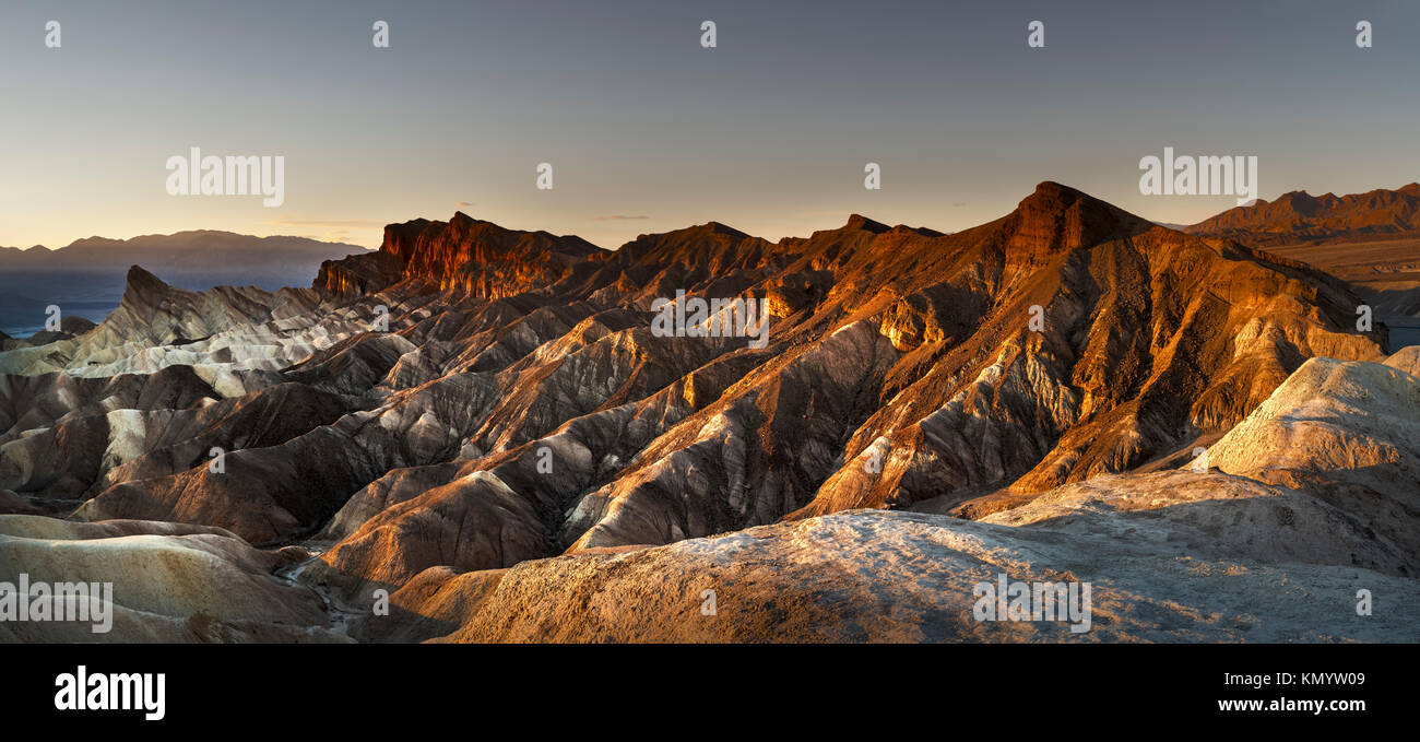 ZABRISKIE POINT Death Valley California Foto Stock