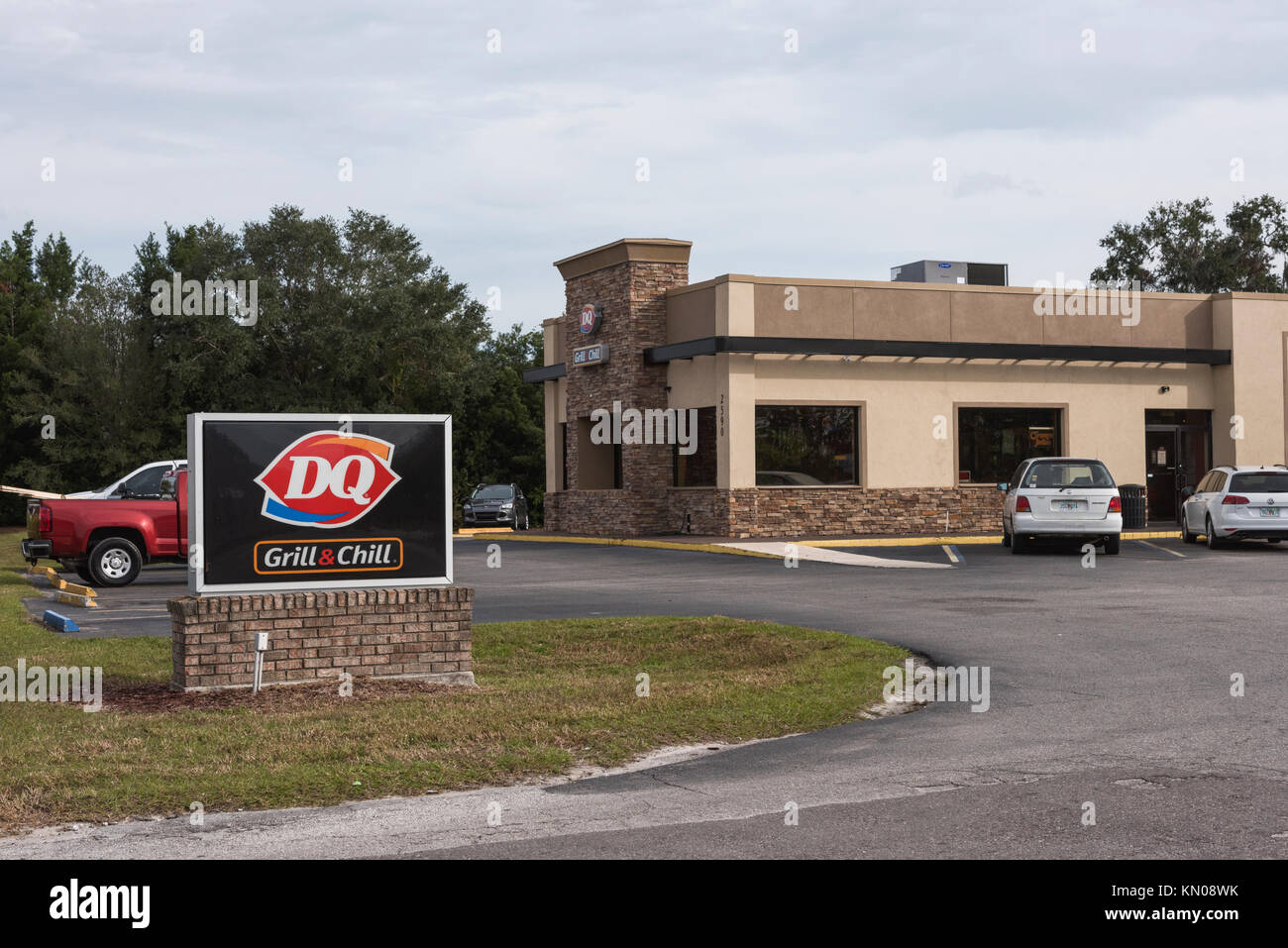 Dairy Queen situato nel supporto Dora, Florida USA Foto Stock