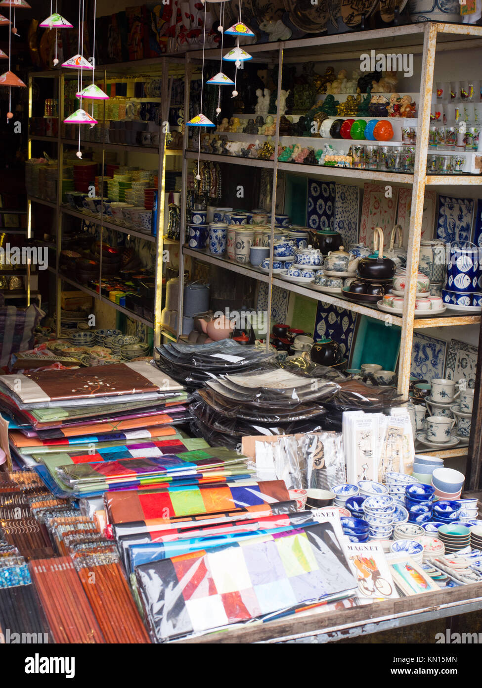 Negozio di Hoi An Foto Stock