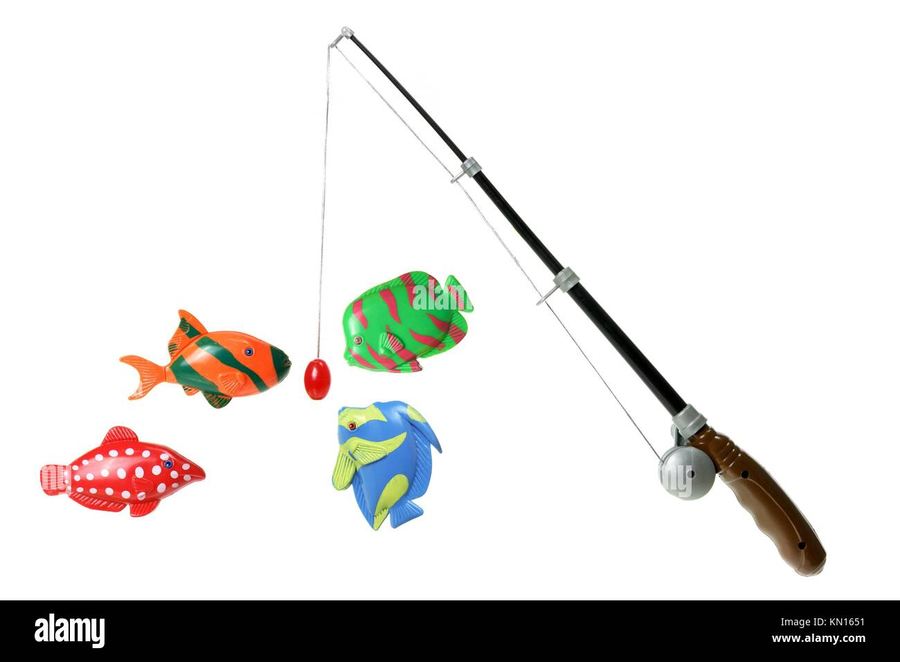 Toy fishing rod immagini e fotografie stock ad alta risoluzione - Alamy