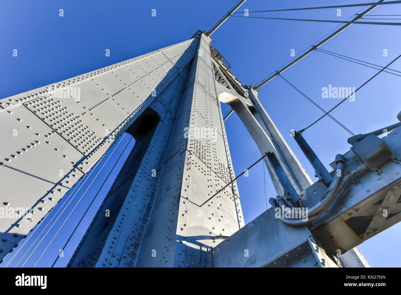 Mid-Hudson ponte che attraversa il fiume Hudson in Poughkeepsie, New York Foto Stock