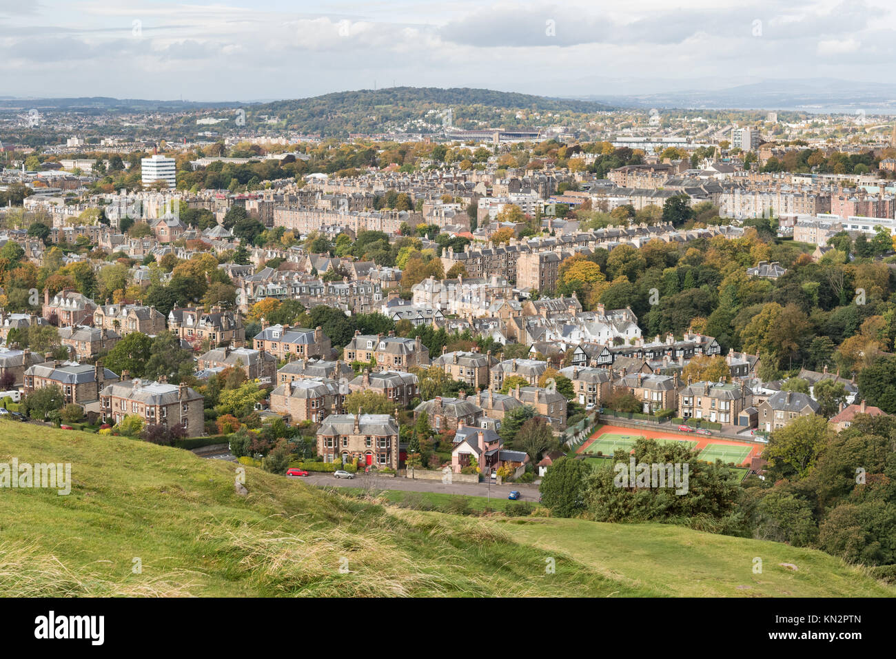 Morningside e benestanti di area, a sud-ovest di Edimburgo, Scozia, Regno Unito Foto Stock