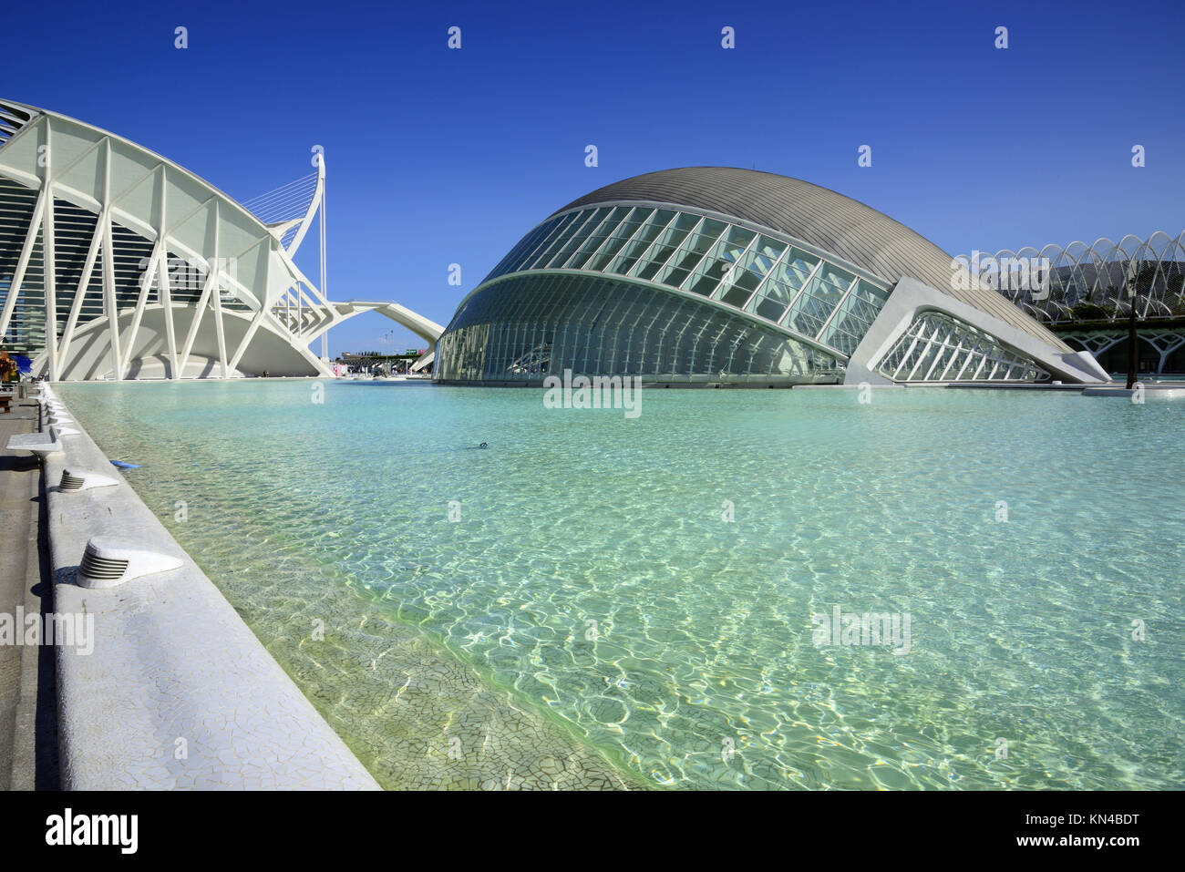 Emisferico e edificio del museo della scienza principe felipe, città ... Citta delle arti e delle scienze di valencia