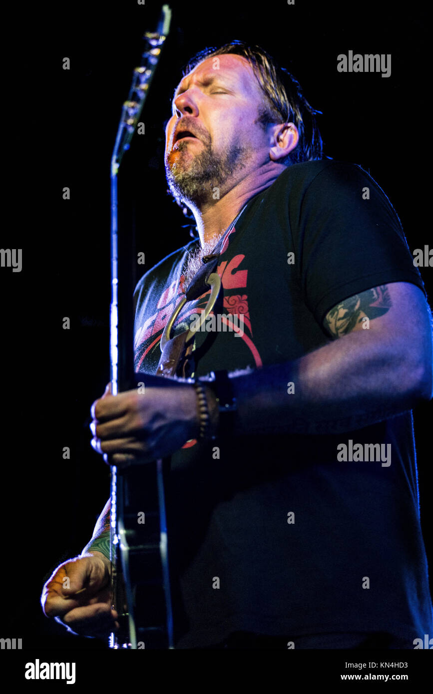 Il Devon Allman in banda La Belle Angele Edinburgh 2017 Foto Stock