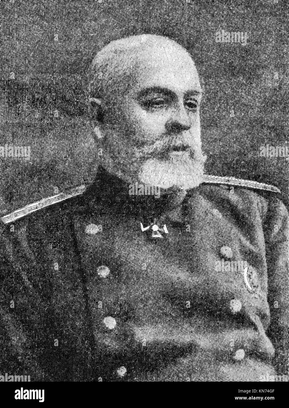 Ivan Fullon - Russo militare e statista, Adjutant-General, generale dalla fanteria. Pubblicato nella rivista 'Global Calendario Russo di San Pietroburgo, Foto Stock