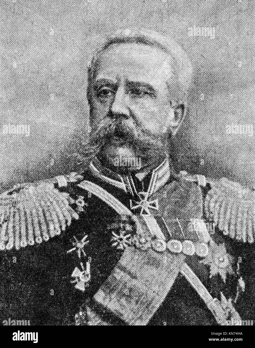 Nikolai Tevyashov - Turkestan governatore generale (1904-05), il generale dalla cavalleria. Pubblicato nella rivista 'Global Calendario Russo di San Pietroburgo, RU Foto Stock