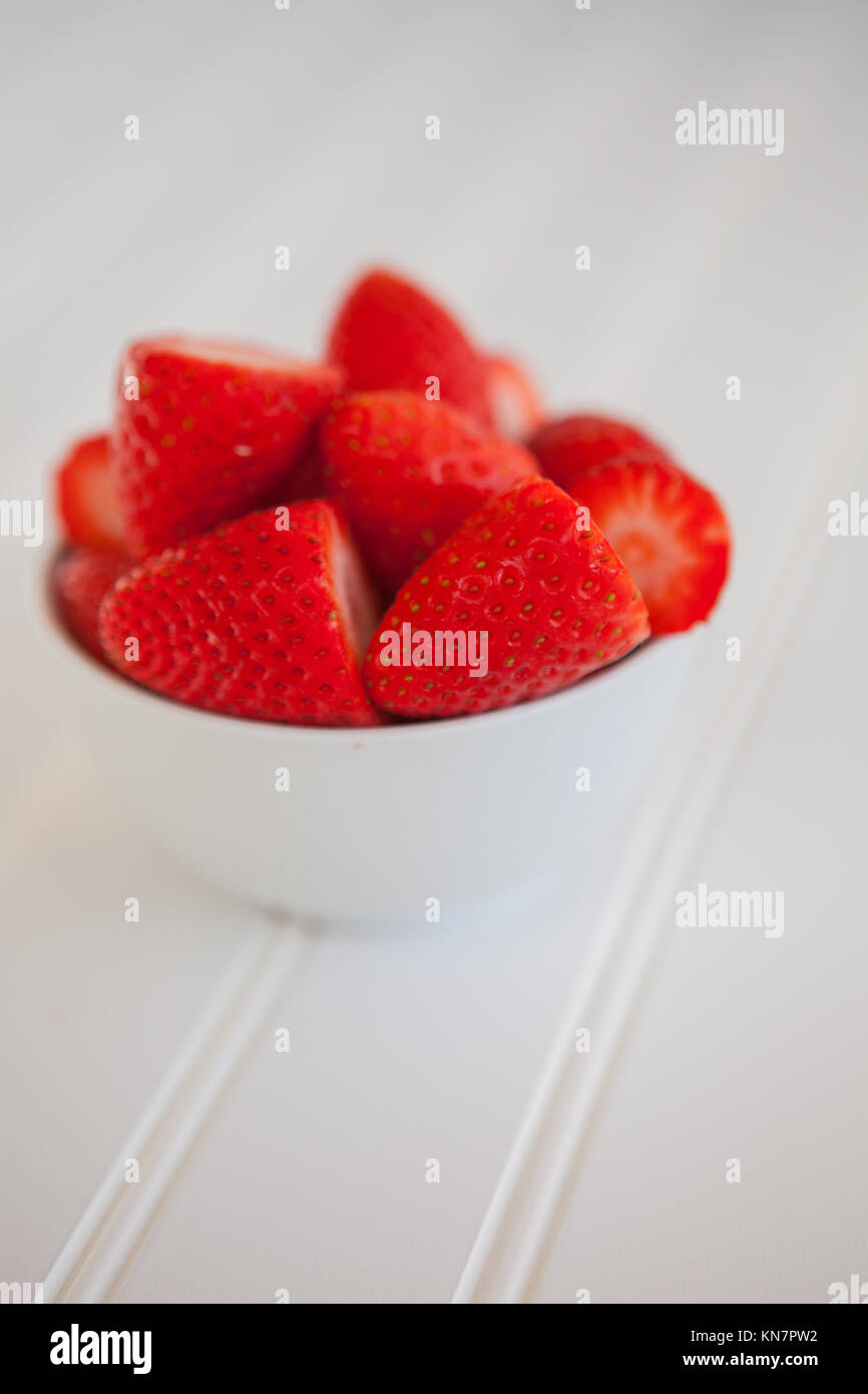 Coppa di fragole Foto Stock