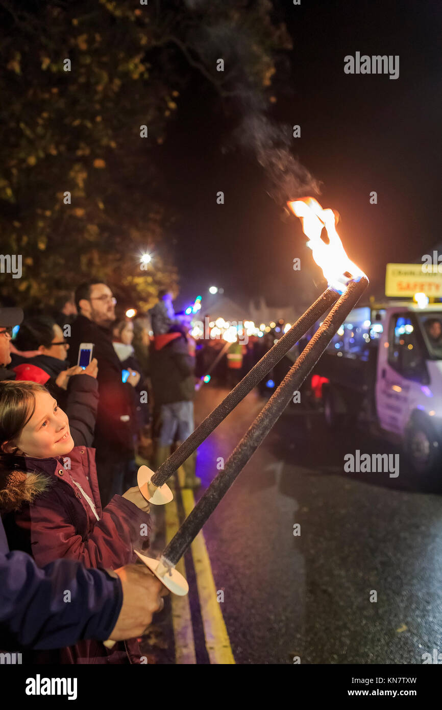 Regno Unito, Nov 7: La tradizionale manifestazione - bon Fire il Nov 7, 2015 in Regno Unito Foto Stock