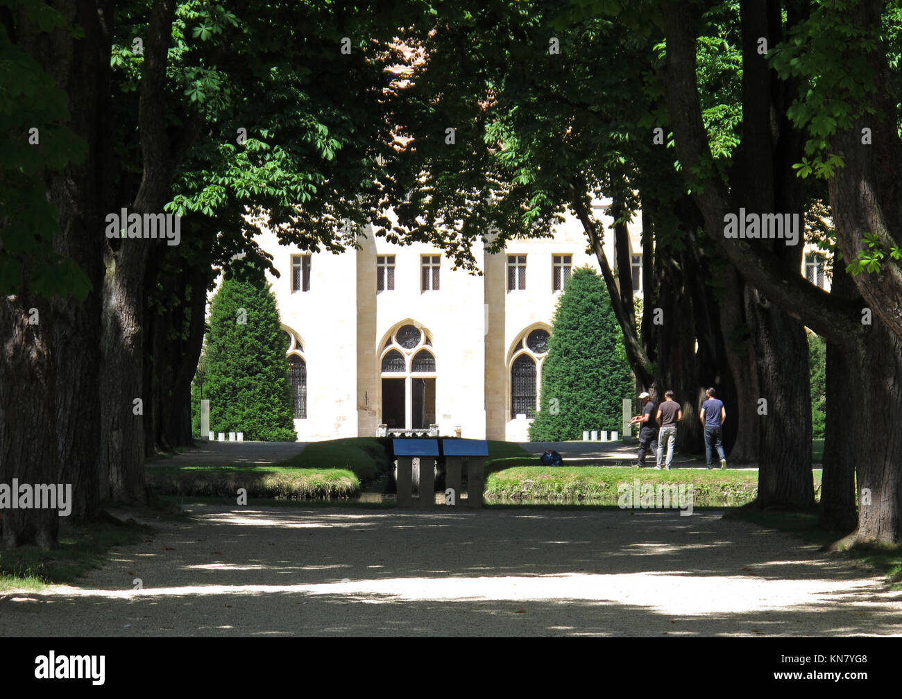 Royaumont, abbazia reale, un capolavoro di architettura gotica, Asnieres sur Oise, Val d'Oise, Ile-de-France, Francia, Europa (centro internazionale per Foto Stock