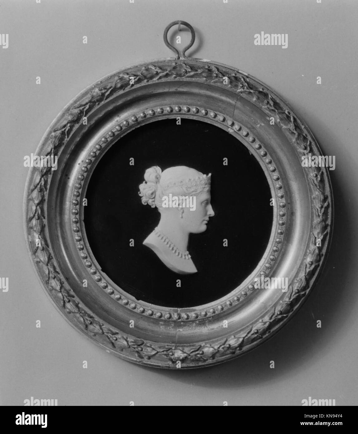 Questa illustrazione raffigura Elisa Baciocchi, Principessa di Lucca e Piombino e Granduchessa di Toscana, che rappresenta il suo status aristocratico e il suo periodo storico. Foto Stock