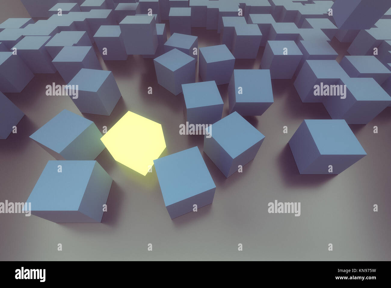 Abstract background cubetti Foto Stock
