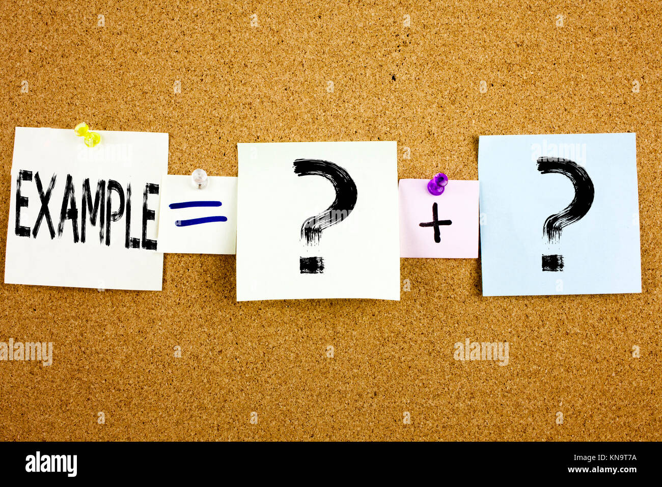 Annuncio concettuale didascalia di testo ispirazione mostra esempio concetto aziendale ad esempio illustrazione paradigma per esempio scritto su Sticky n. Foto Stock