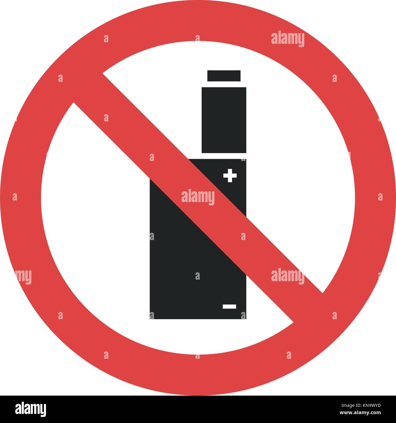 Simbolo del vettore - vaping vietato fumare sigarette elettroniche non  consentita Immagine e Vettoriale - Alamy