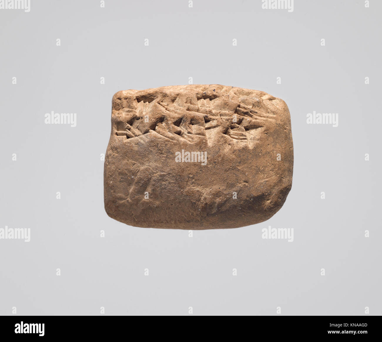 Cuneiform compresse impressionate con sigillo-lettera ordine, Ebabbar archivio MET DP239003 322127 Foto Stock