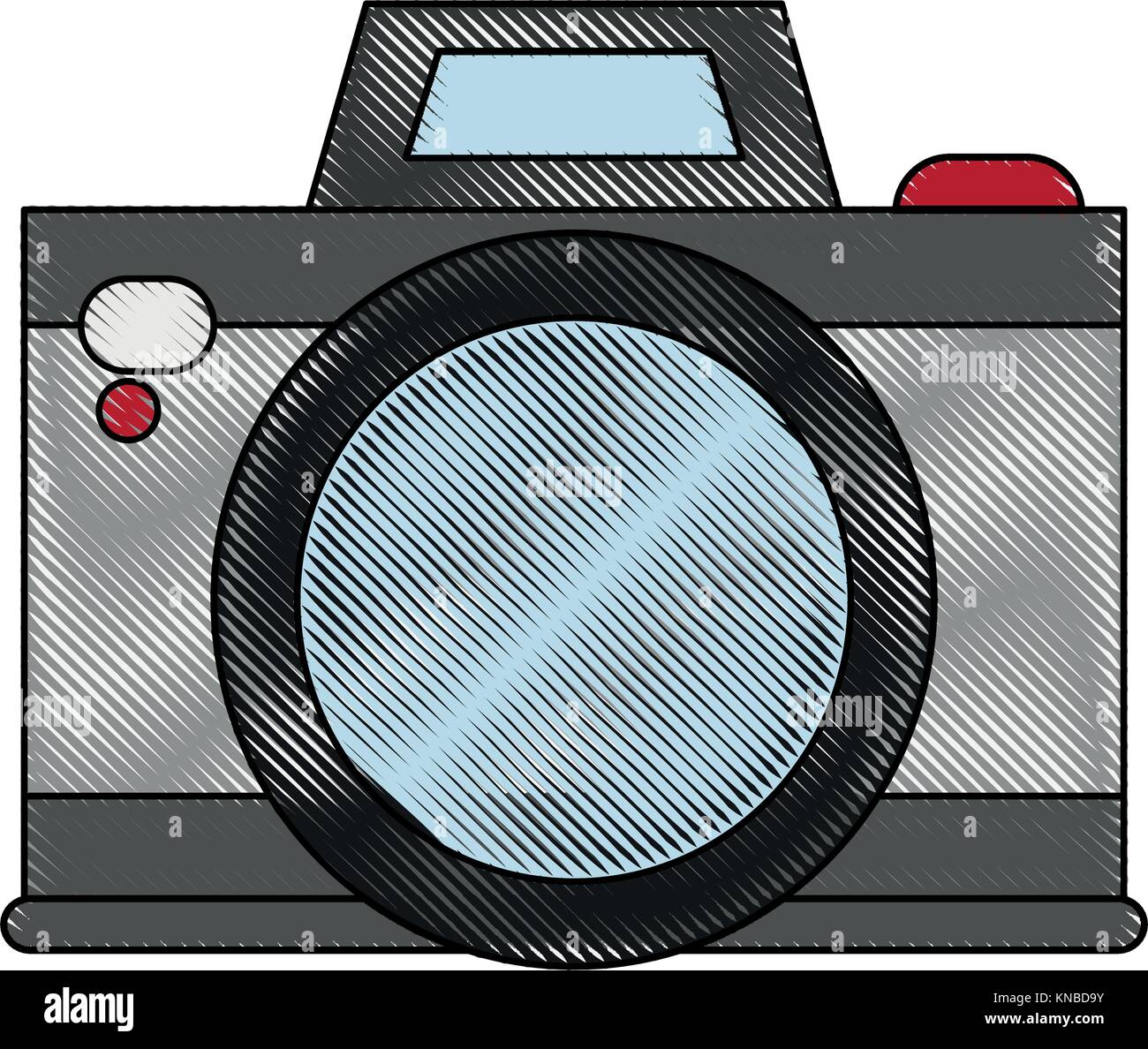 Fotografica il simbolo della telecamera Illustrazione Vettoriale